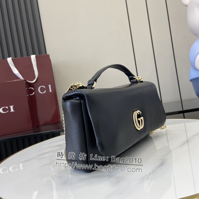 Gucci專櫃古馳最新款Milano系列小號手提包鏈條女包 jh2379型號：806016
